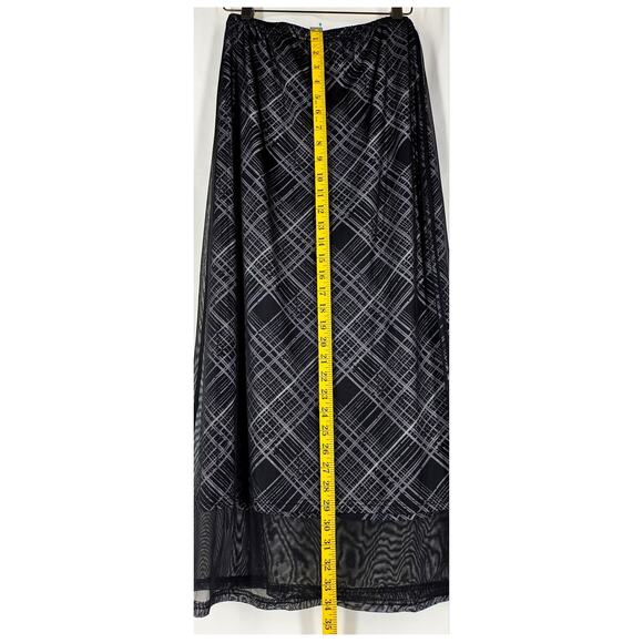 BLACK PAID WOMEN'S SKIRT SIZE LARGE - POLYESTER BLEND FOR STRETCH FLATTERING FIT - Picture 4 of 11